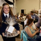 The Lemoore High School Future Farmers of America chapter earned $6,000 during the ag dinner's dessert auction.
